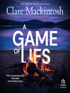 Cover image for Game of Lies